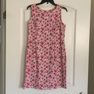 Pink floral sundress
